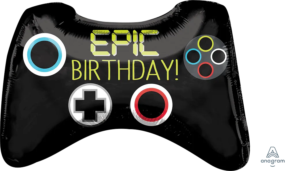 Anagram balloons Balloons 28" Epic Game Controller Foil balloon 28" Epic Game Controller Foil balloon
