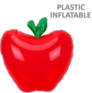 Burst Balloons 8" X 10" Apple Inflatable 8" X 10" Apple Inflatable