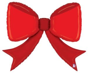 sempertex Balloons 41" Red Bow Foil Balloon 41" Red Bow Foil Balloon