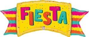 Fiesta Banner Foil Balloon