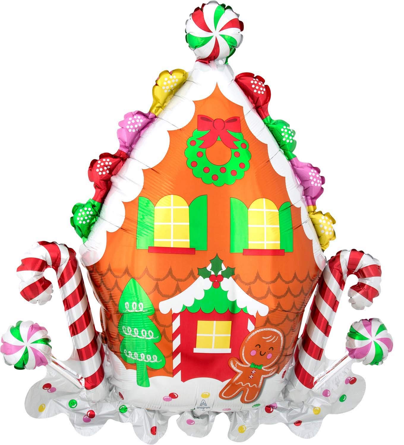 Gingerbread House Supershape 30 inch