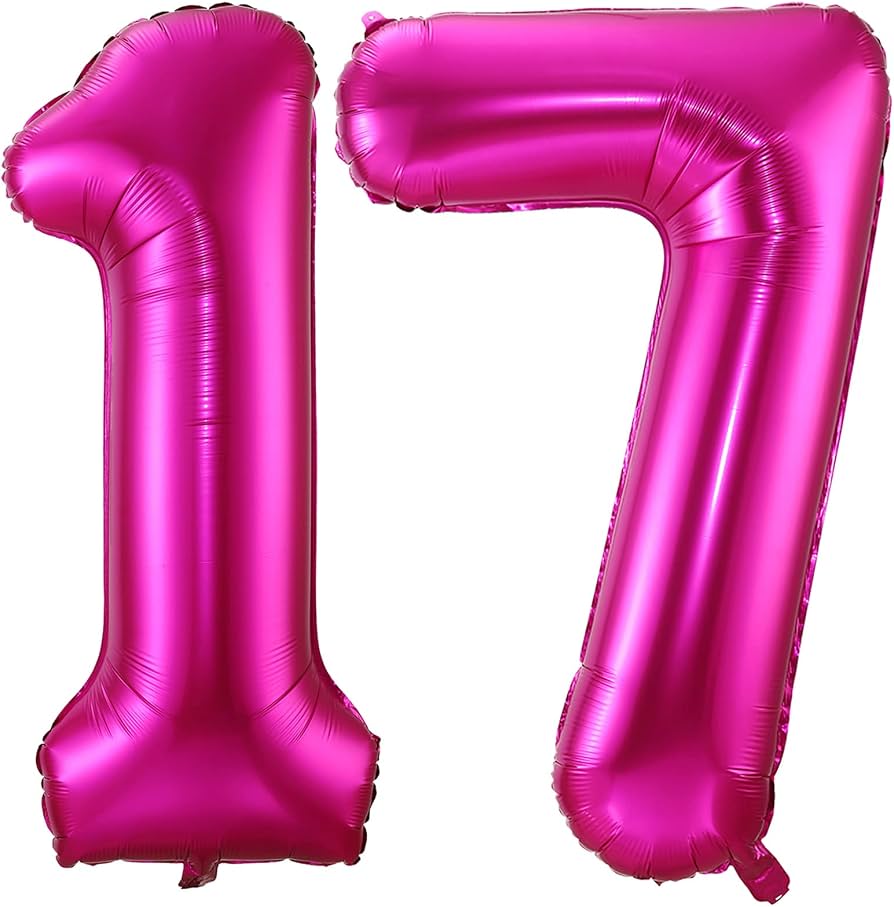 Balloons2Go Balloons 34 Inch Hot Pink Number Foil Balloons 0–9 34 Inch Hot Pink Number Foil Balloons 0–9 | Balloons2Go