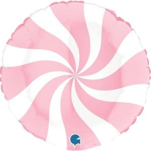sempertex Balloons 36" Candy Swirl Matte Pink Foil balloon 36" Candy Swirl Matte Pink Foil balloon