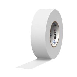 Protape accesories Pro Gaff White 2" x 25yds Gaffers Tape Pro Gaff White 2" x 25yds Gaffers Tape