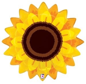 sempertex Balloons 22" Autumn Sunflower Foil Balloon 22" Autumn Sunflower Foil Balloon