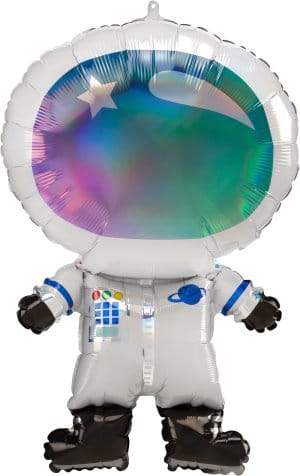 Anagram balloons Balloons 20" x 30" Iridescent Astronaut Foil Balloon 20" x 30" Iridescent Astronaut Foil Balloon