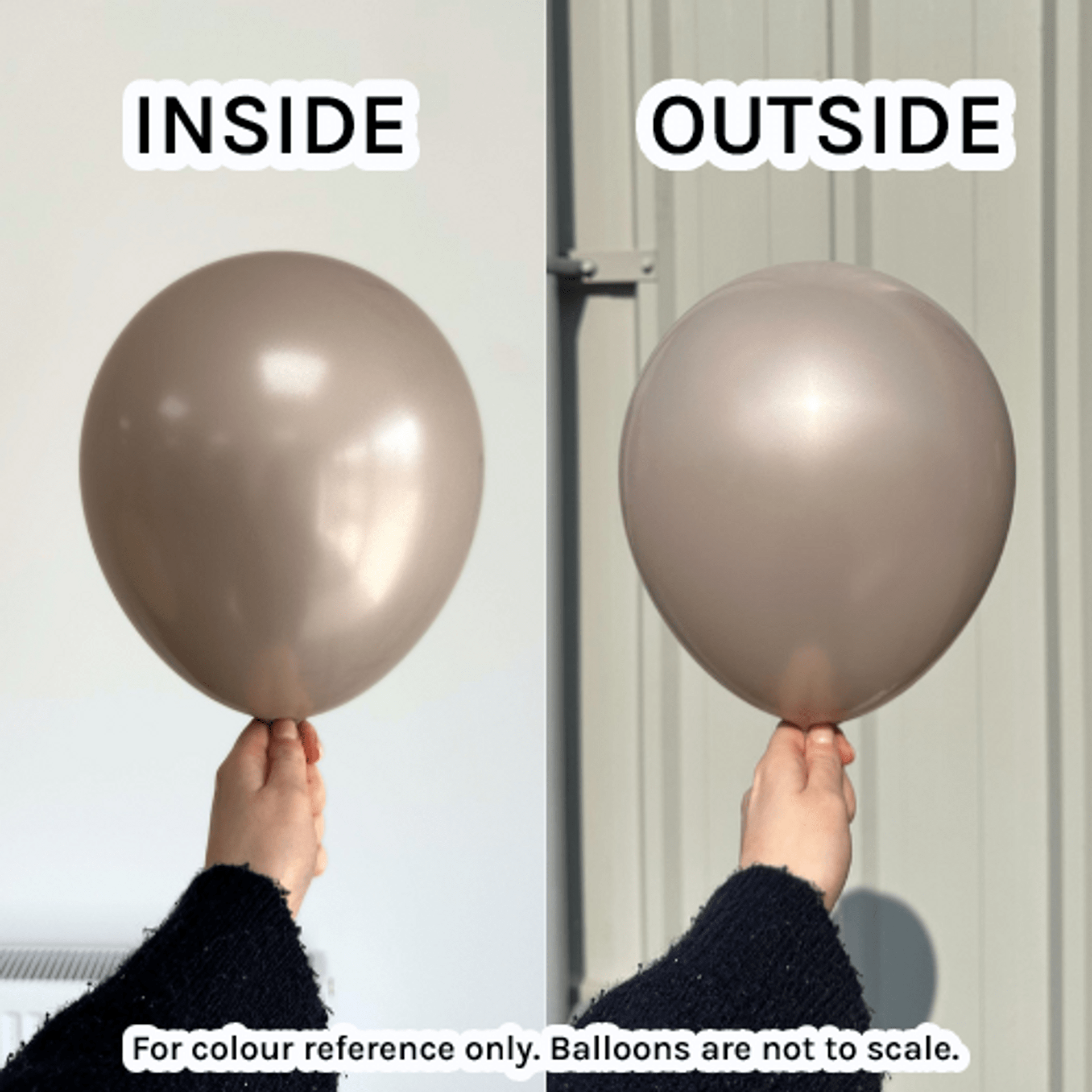  Balloons2Go Balloons Aura Beige Cream / 5 inch (100 Ct) Kalisan Aura Collection Kalisan Aura Collection – Premium Pastel Balloons
