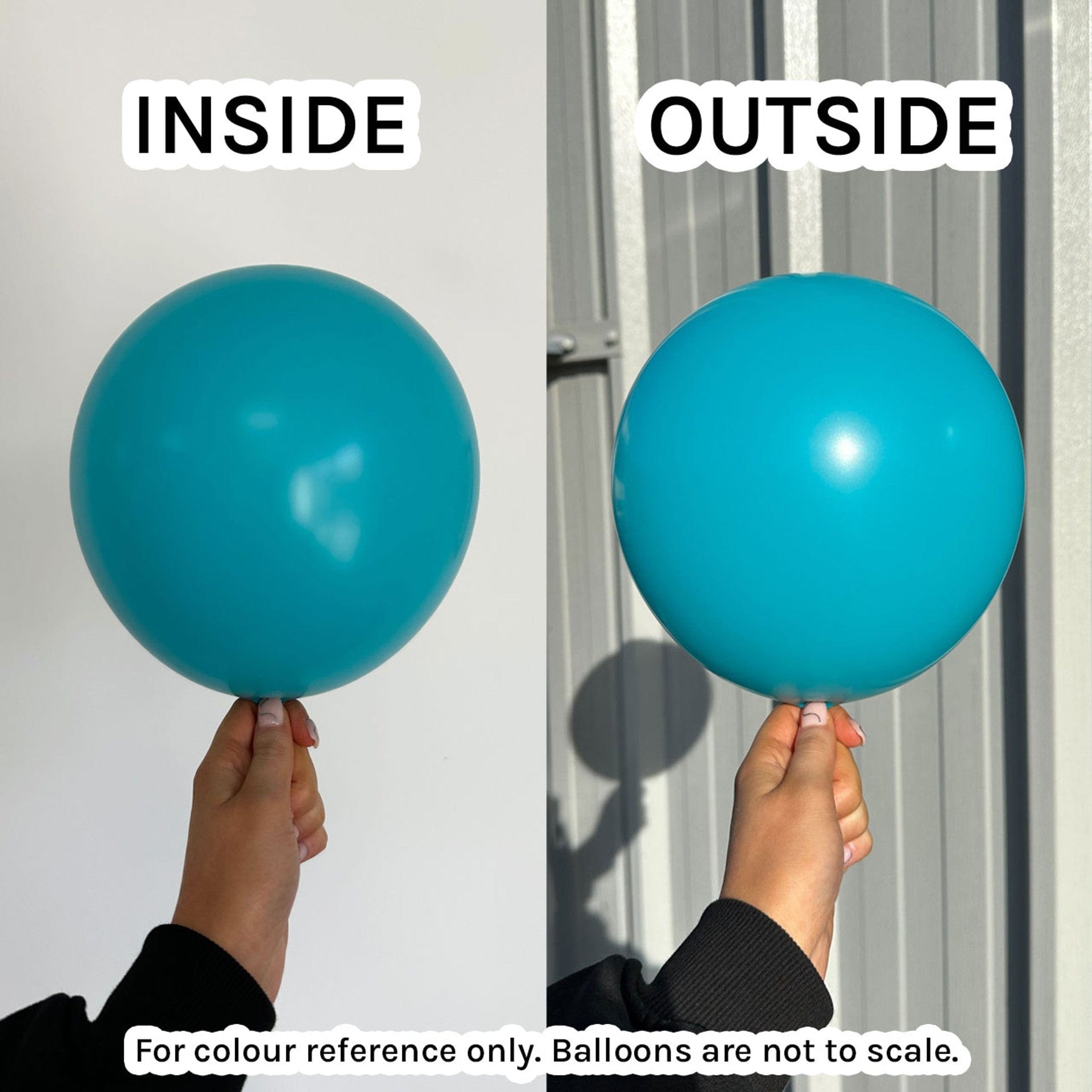 Balloons2Go Balloons 5 inch (100 Ct) Kalisan Standard Caribbean Blue Balloons 5" Kalisan Standard Caribbean Blue Balloons - 100ct | Vibrant Color