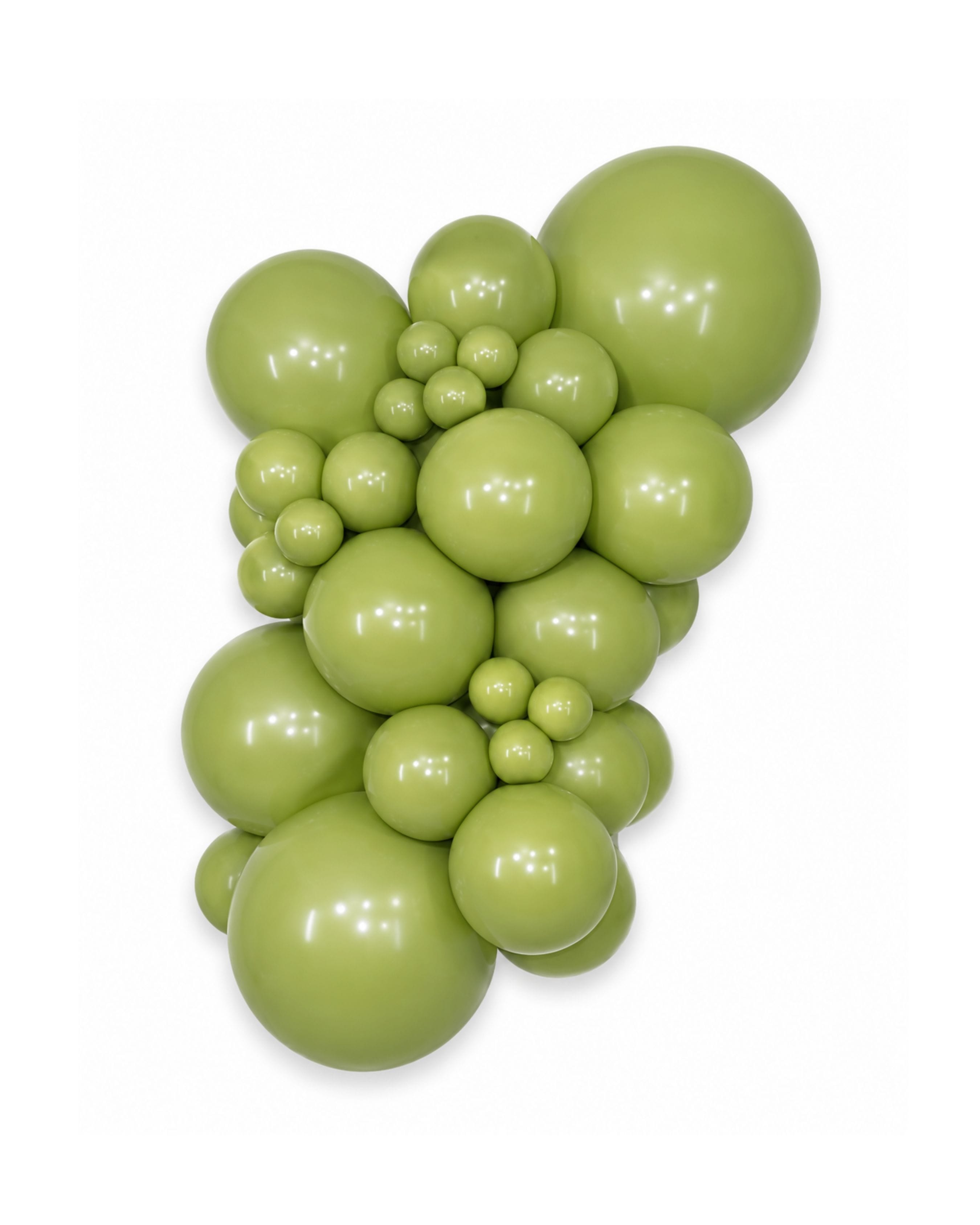 Balloons2Go Balloons 5 inch (50 Ct) / Matcha Kalisan Standard Colors All Sizes Kalisan Deluxe Latex Balloons | Vibrant Color Collection