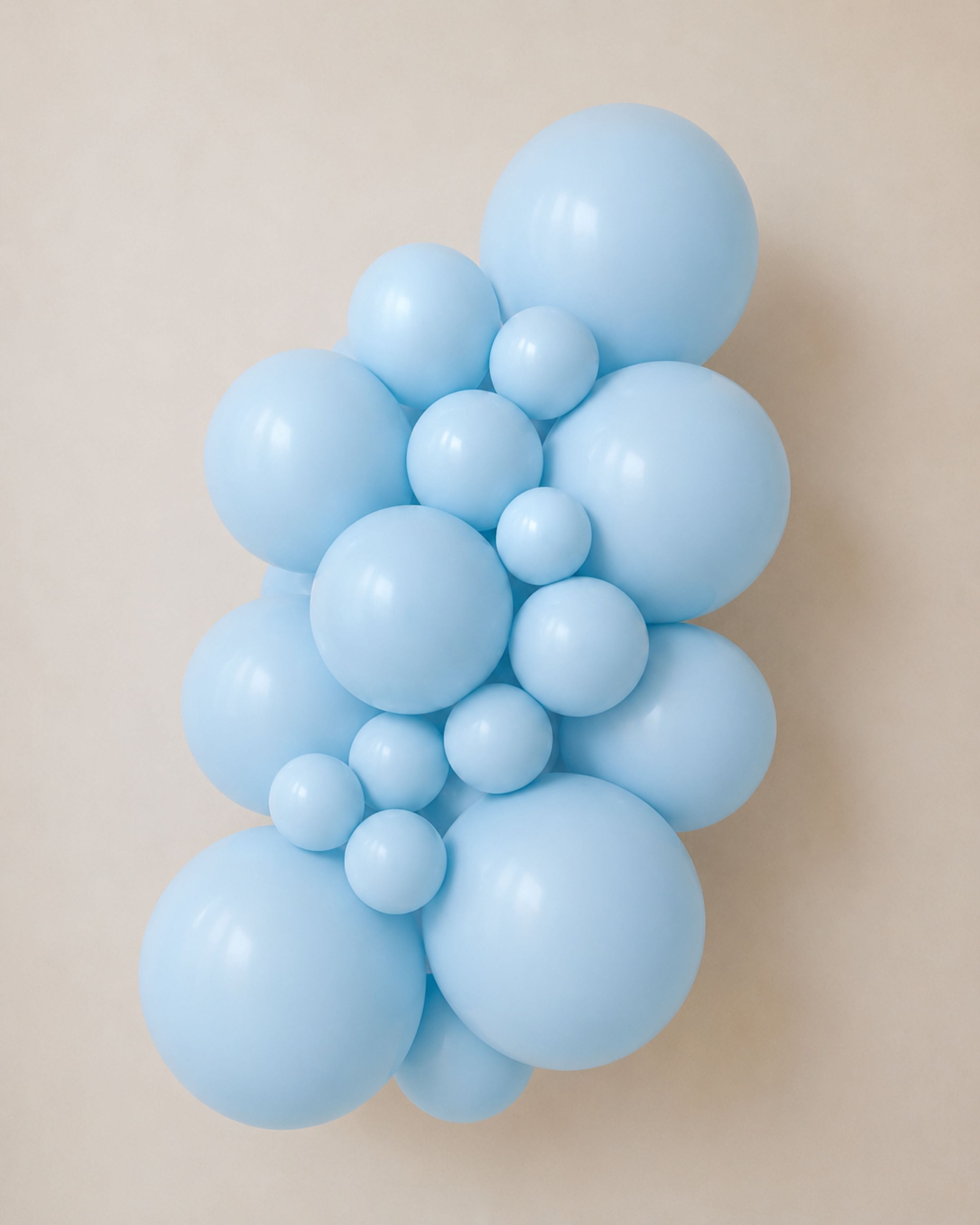 Kalisan Balloons Macaron blue / 5 inch (50 Ct) Kalisan Macaron Matte Color Balloons 12in Macaron Pale Yellow Latex Balloons | Soft Party Color