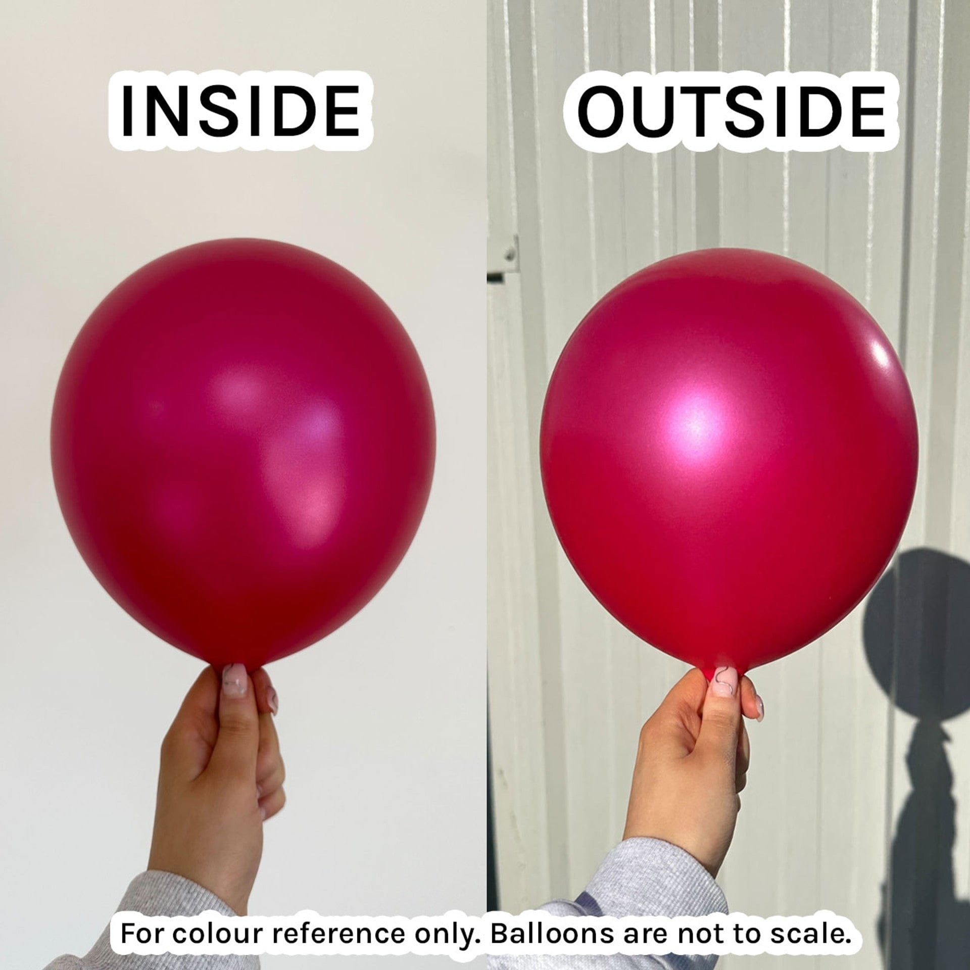Balloons2Go Balloons 5 inch (100 Ct) / Metallic Fuchsia Sempertex Metallic Latex Balloons | All Sizes Sempertex Metallic Latex Balloons | All Sizes