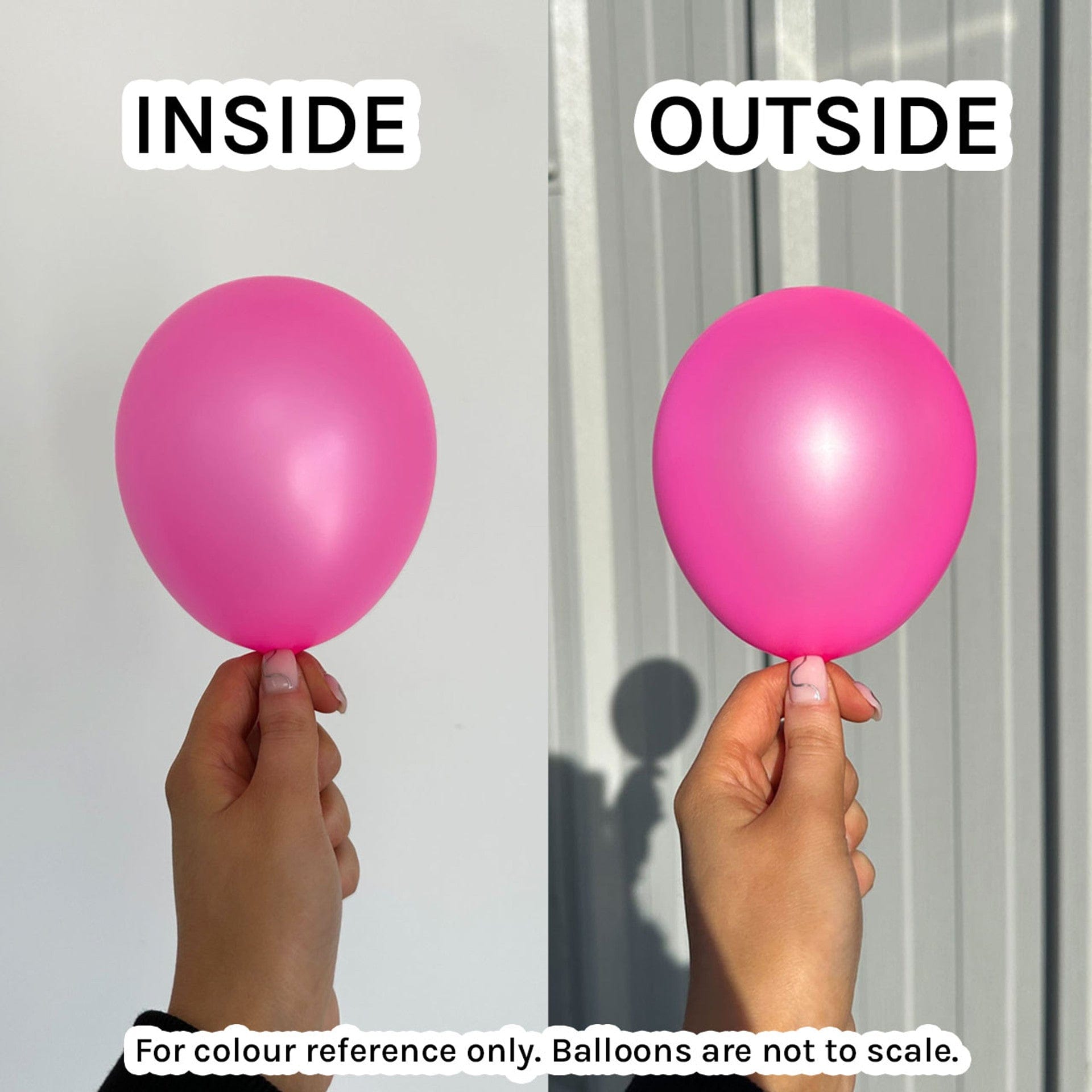 Balloons2Go Balloons 5 inch (100 Ct) / Neon Magenta Sempertex Neon Latex Balloons | UV Reactive Party Balloons Sempertex Neon Latex Balloons | All Sizes Bright Colors