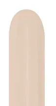 Balloons2Go Balloons 260 (50 Ct) Nozzle Up / Pastel Matte Nude Sempertex Pastel Matte Twisting-Entertainer Latex Balloons | 50 Count 260 Pastel Matte Twisting Balloons – 50ct | Sempertex