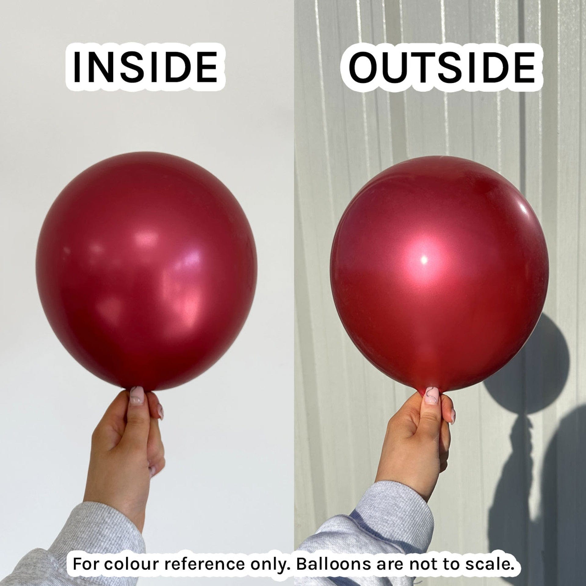 Balloons2Go Balloons 5 inch (100 Ct) / Reflex Crystal Red Sempertex Reflex Latex Balloons | All Sizes Sempertex Reflex Latex Balloons | All Sizes