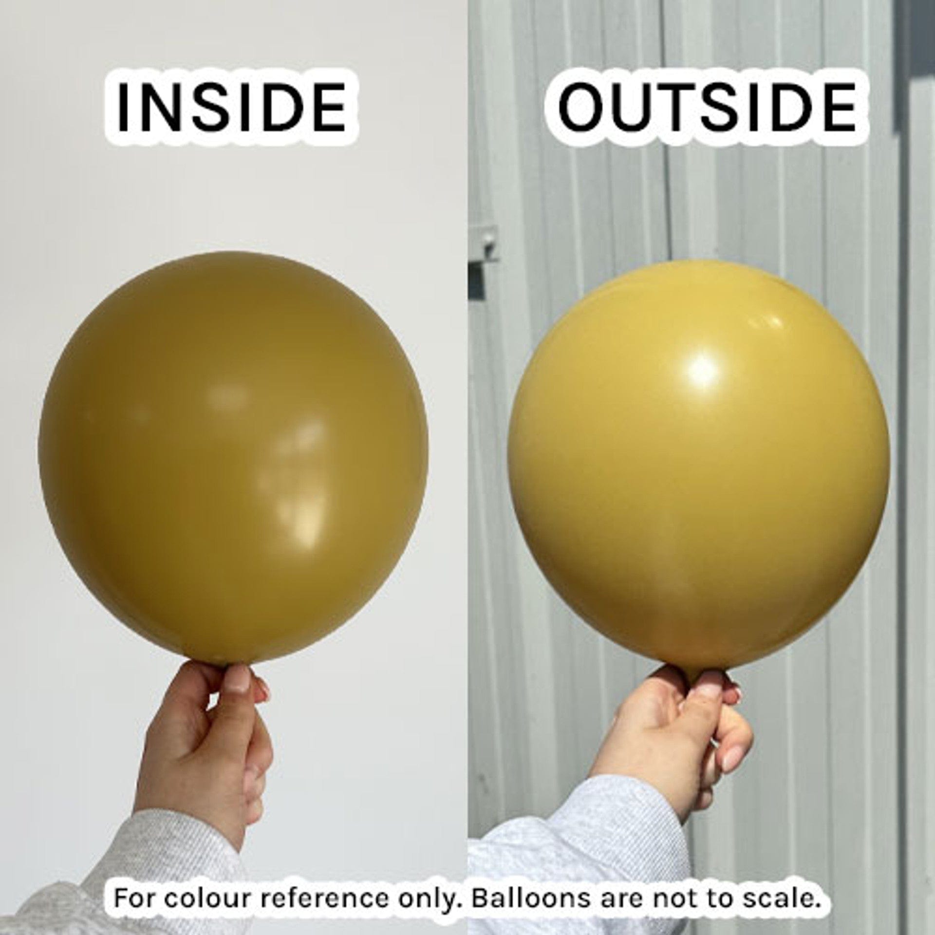 Balloons2Go Balloons Mustard / 5 inch (100 Ct) Kalisan Retro Colors Kalisan Retro Colors