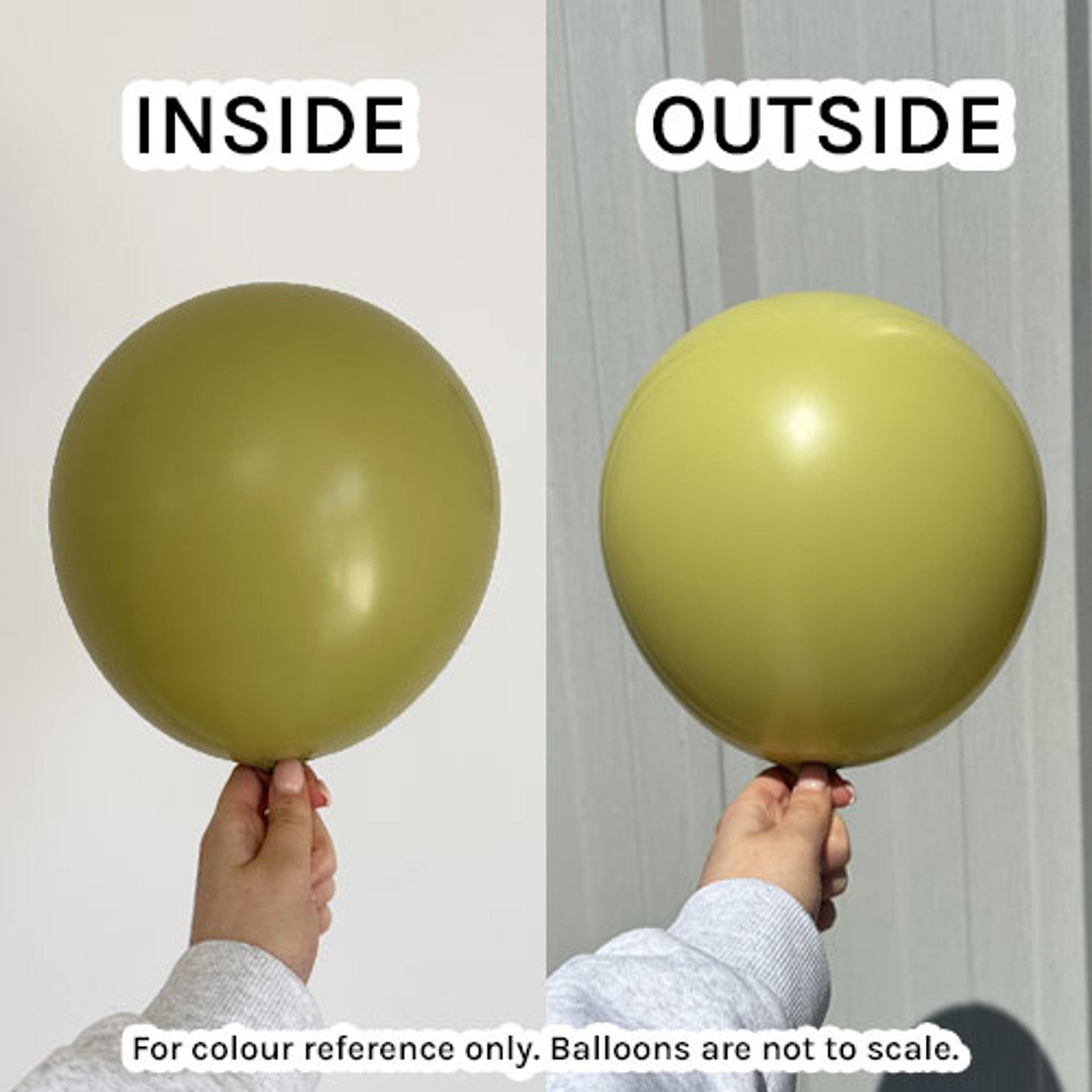 Balloons2Go Balloons Olive / 5 inch (100 Ct) Kalisan Retro Colors Kalisan Retro Colors
