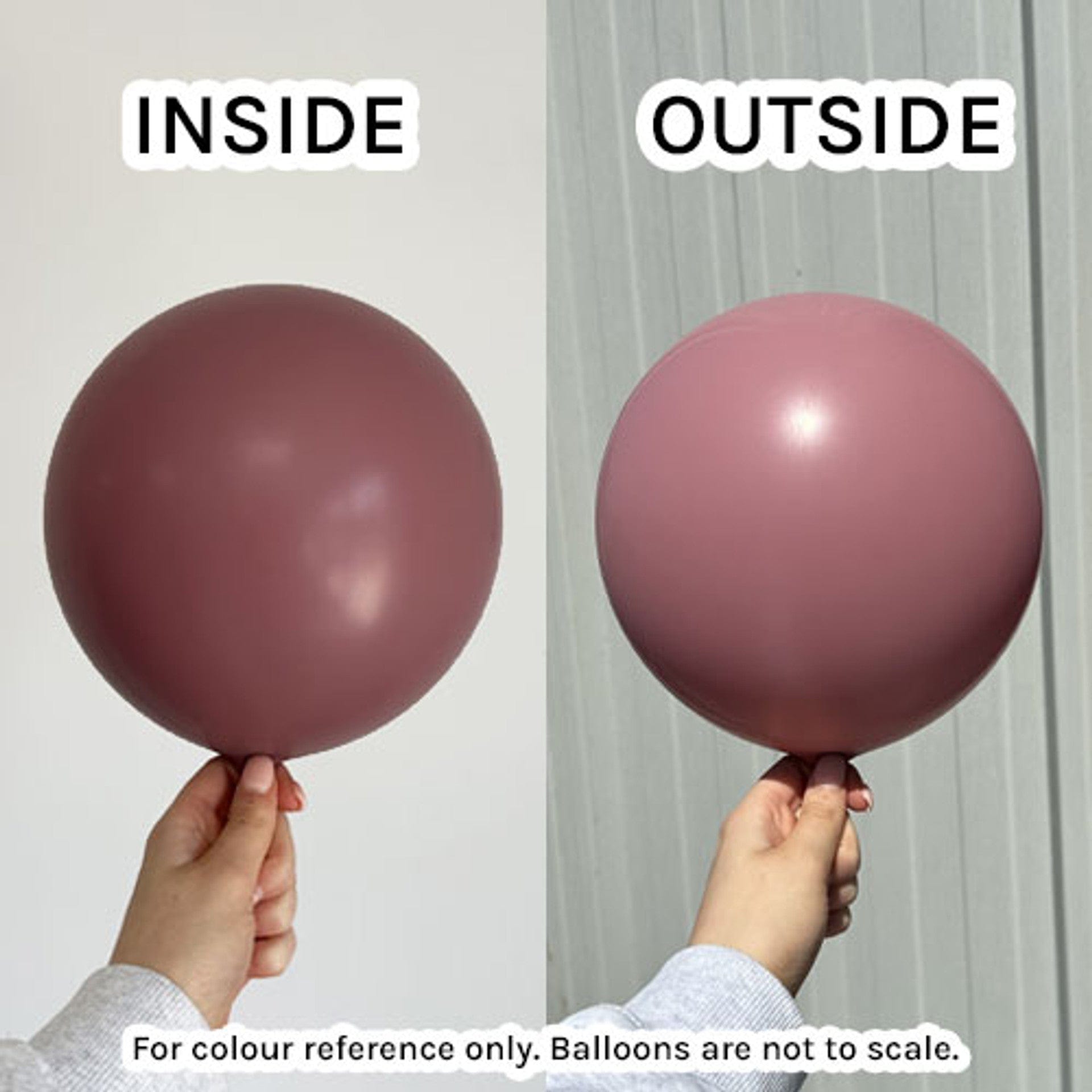 Balloons2Go Balloons Rosewood / 5 inch (100 Ct) Kalisan Retro Colors Kalisan Retro Colors