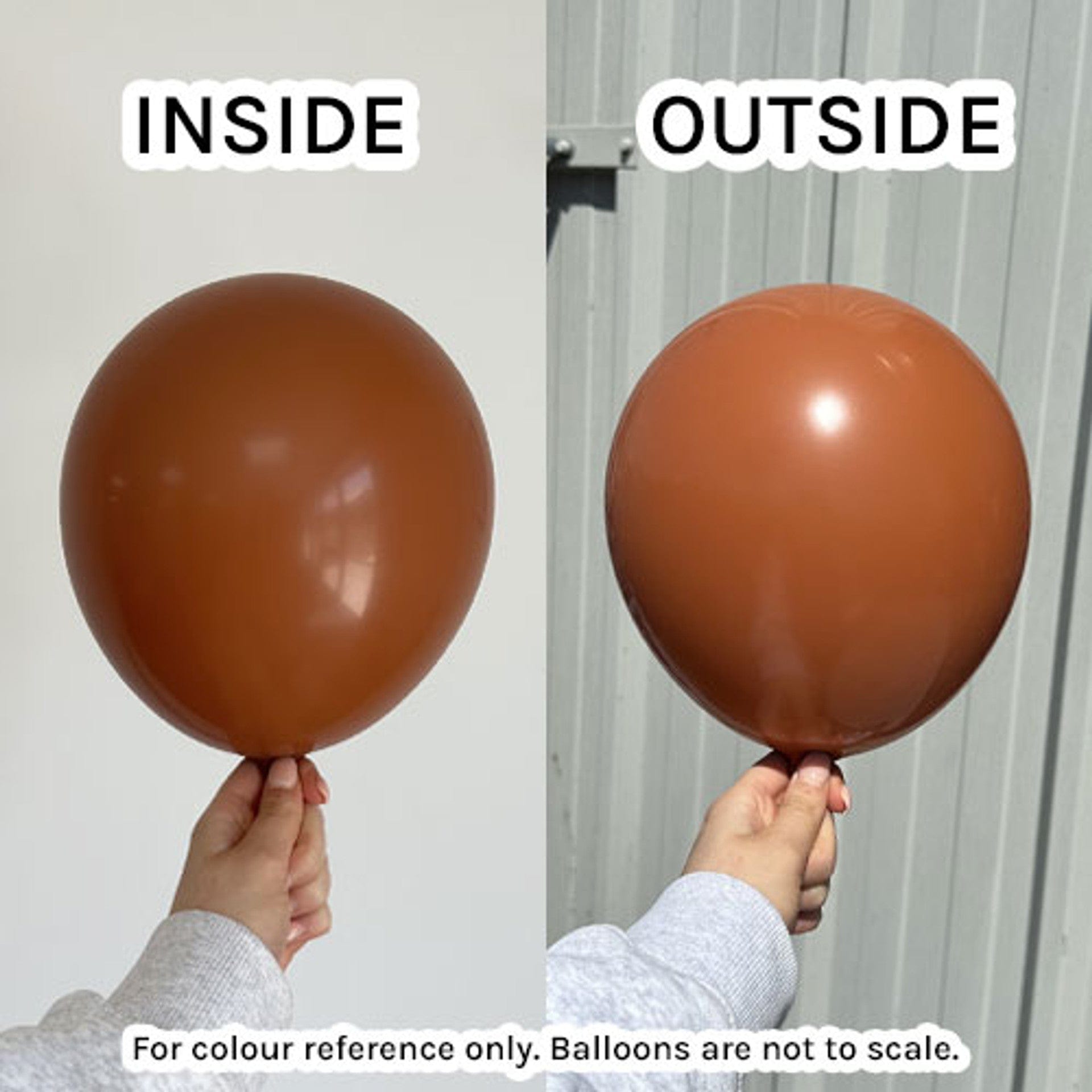 Balloons2Go Balloons Rust Orange / 5 inch (100 Ct) Kalisan Retro Colors Kalisan Retro Colors