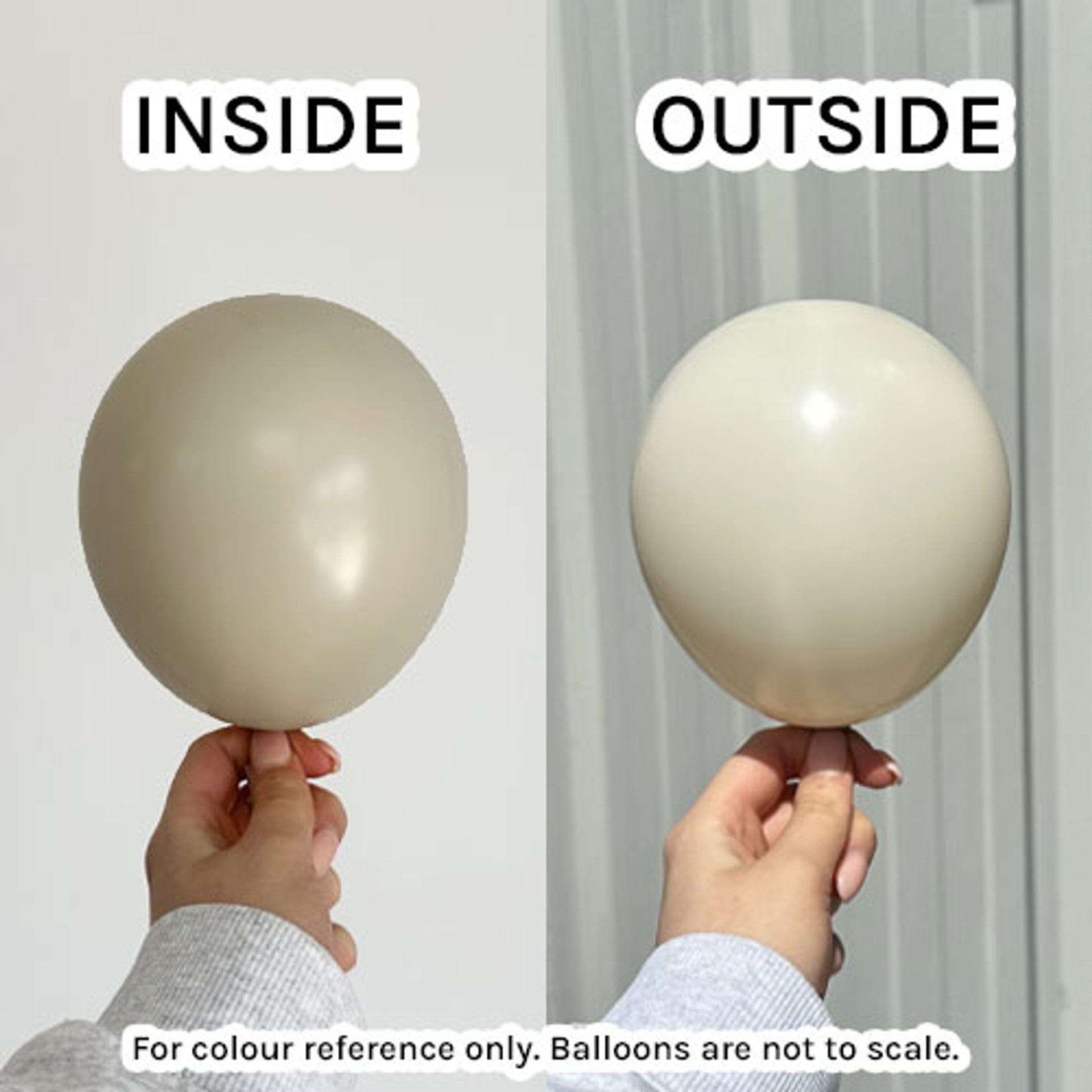 Balloons2Go Balloons White Sand / 5 inch (100 Ct) Kalisan Retro Colors Kalisan Retro Colors