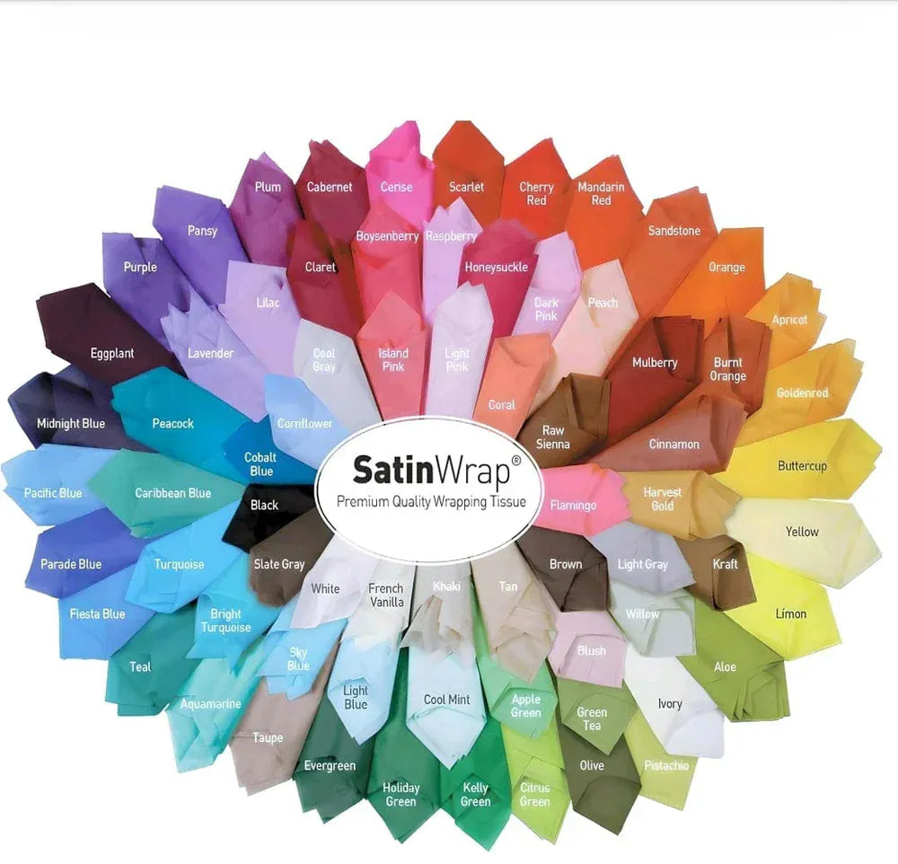 Satin Wrap accesories Tissue Paper Bulk Package - 20" x 30" | 480 Sheets Per Package Tissue Paper Bulk Package - 20" x 30" | 480 Sheets Per Package