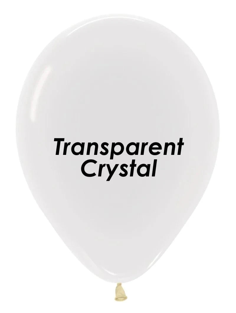 sempertex Balloons 5" crystal clear latex balloon 100ct 5" crystal clear latex balloon 100ct