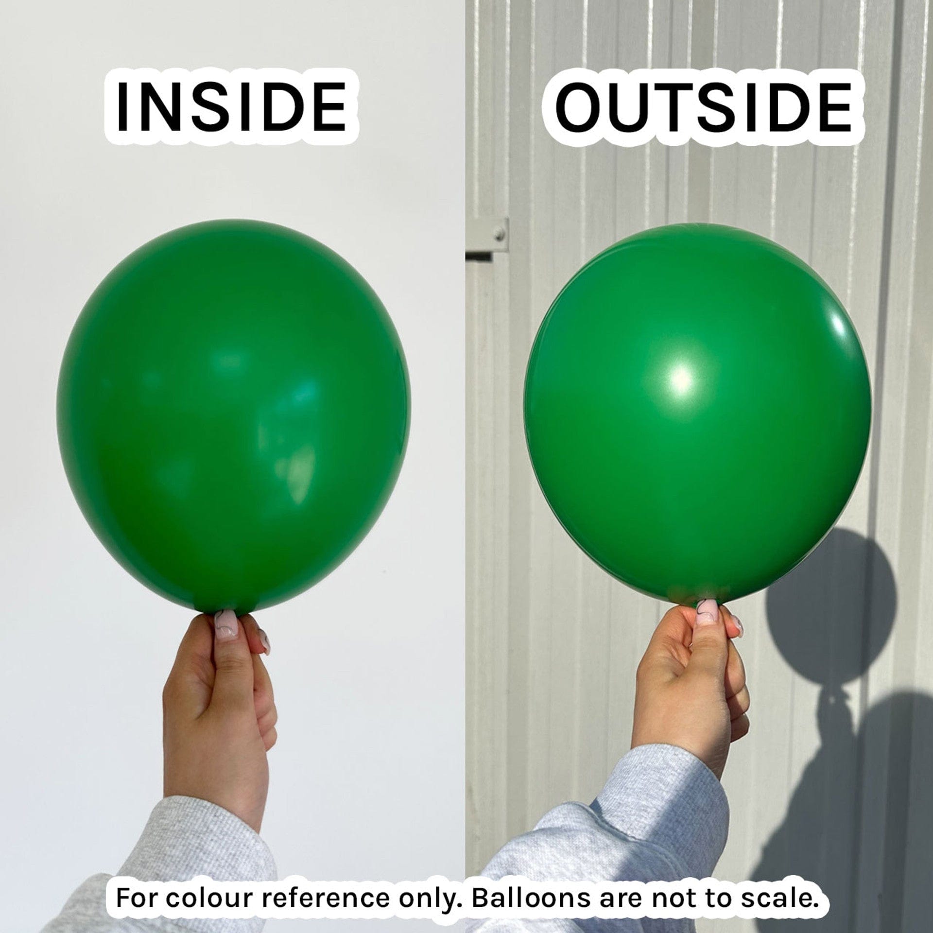 Balloons2Go Balloons 5 inch (100 Ct) / Deluxe Shamrock Green Sempertex Summer Collection Latex Balloons | Bright & Festive Balloon Decor Summer Balloon Collection | Bright & Festive Balloon Decor