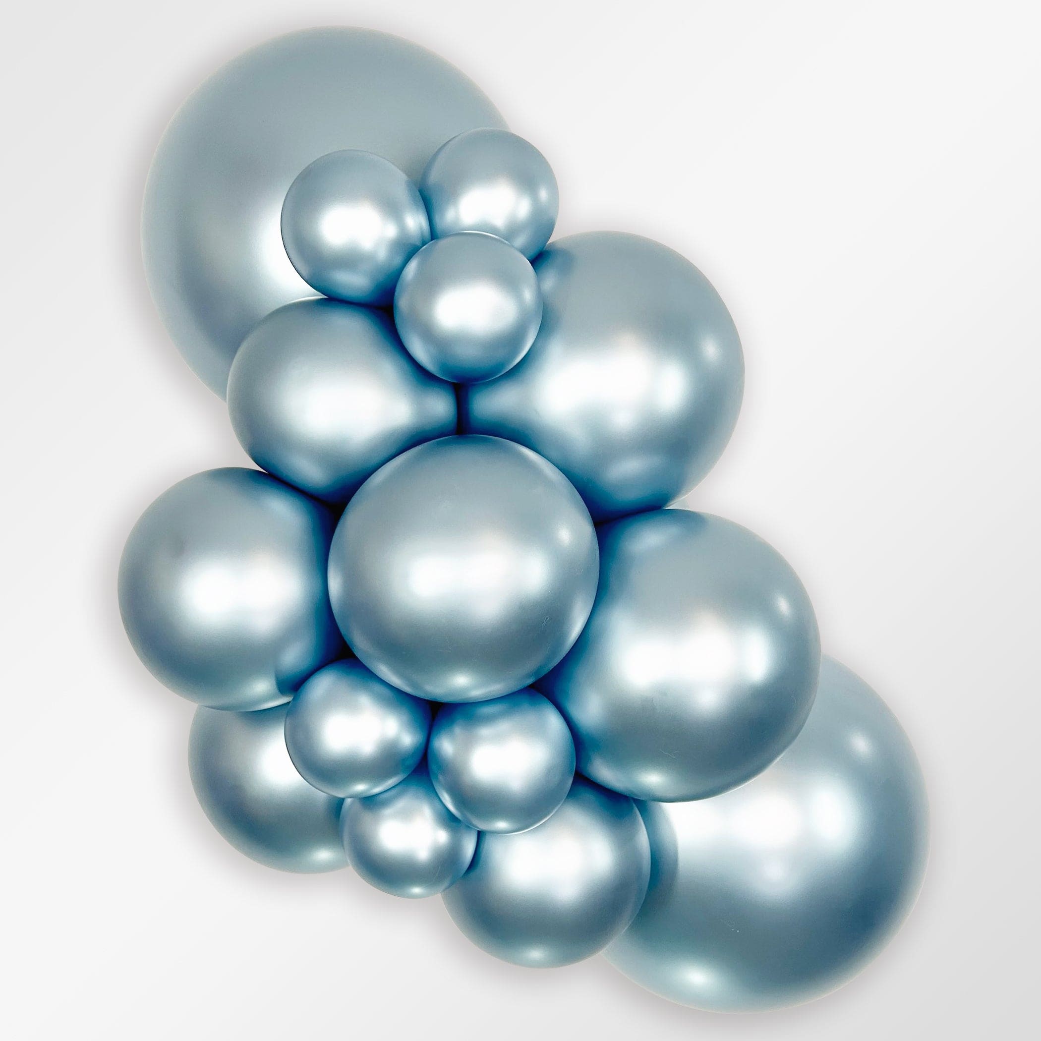 Balloons2Go Balloons 18" Sempertex Silk Arctic Blue Balloons 25 Ct 18in Arctic Blue Latex Balloons - 25ct | Sempertex Silk