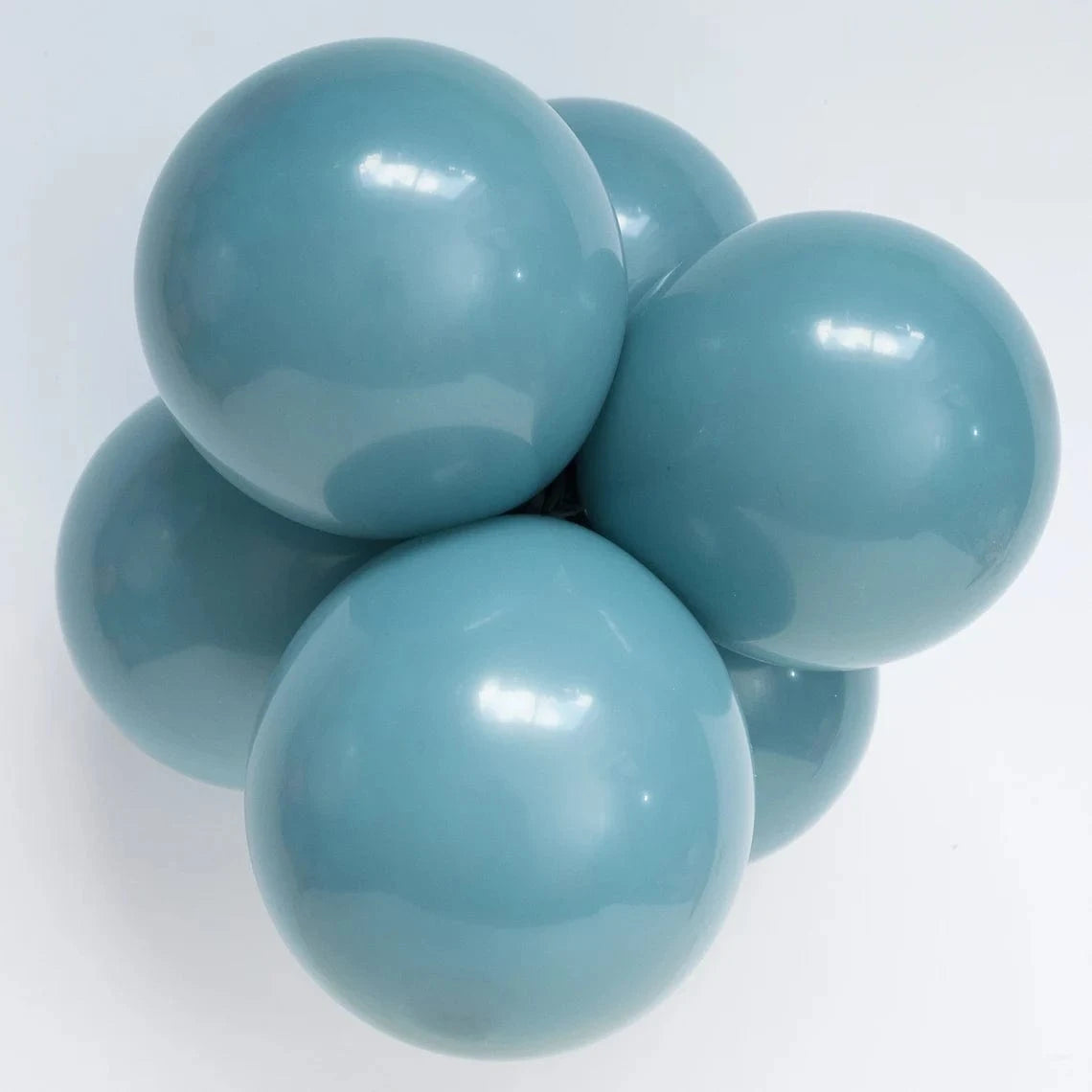 Balloons2Go Balloons 5 inch (50 Ct) / Blue Slate TUFTEX Pastel Opaque Latex Balloons | All Sizes TUFTEX Pastel Opaque Latex Balloons | All Sizes