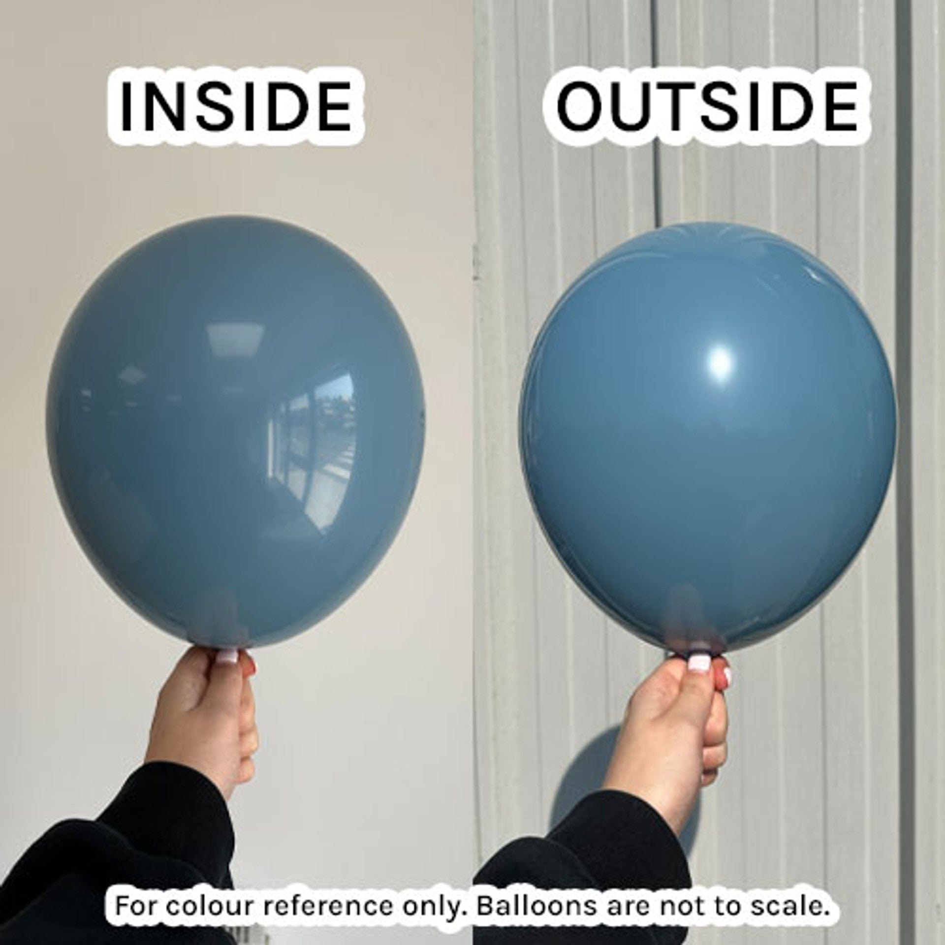  Balloons2Go Balloons 5 inch (100 Ct) / Smokey Blue Prima Balloons All Colors and Sizes Prima Balloons All Colors and Sizes