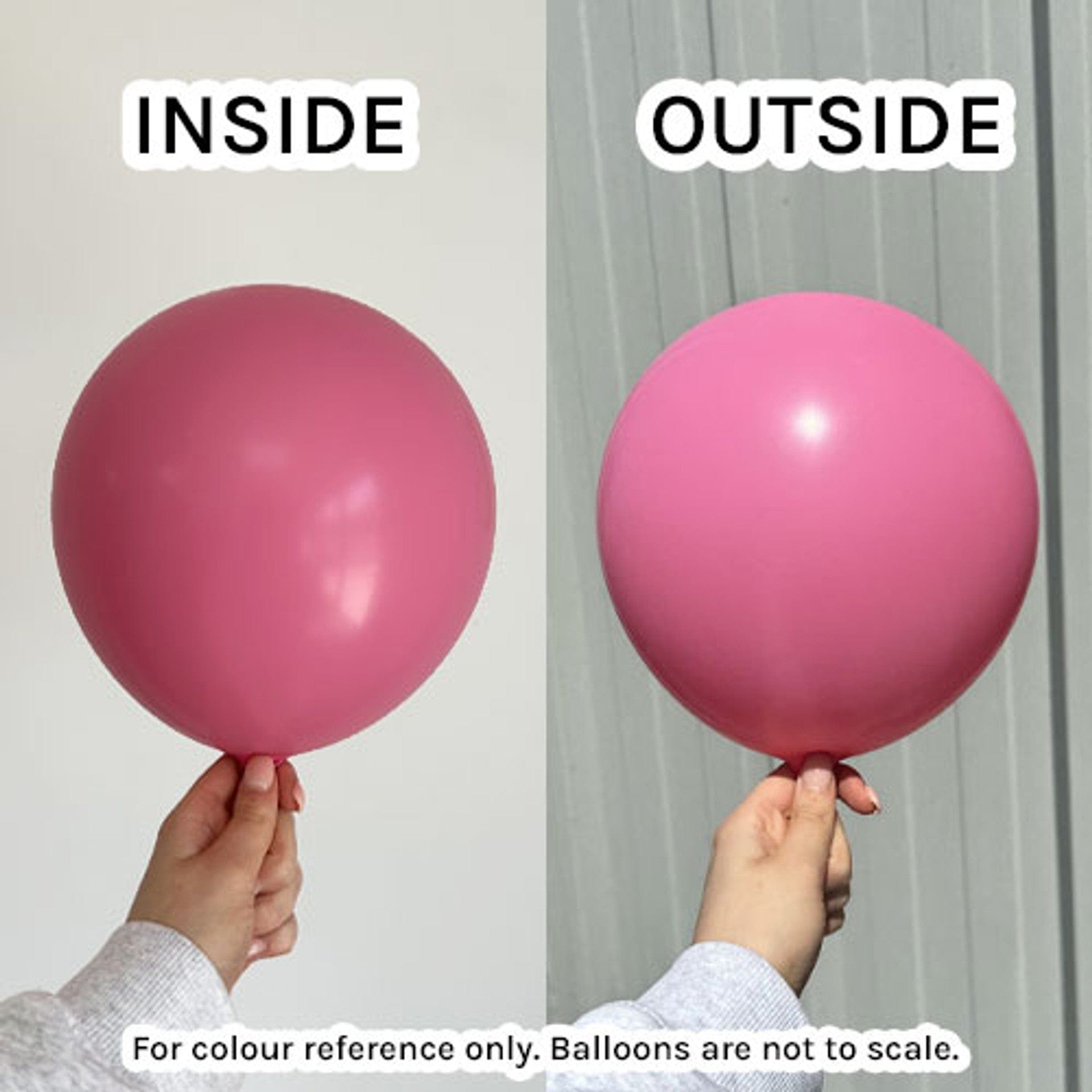 Balloons2Go Balloons Kalisan 12" Queen Pink Kalisan Wholesale 100ct Balloons 12in Queen Pink Latex Balloons - 100ct | Kalisan Standard