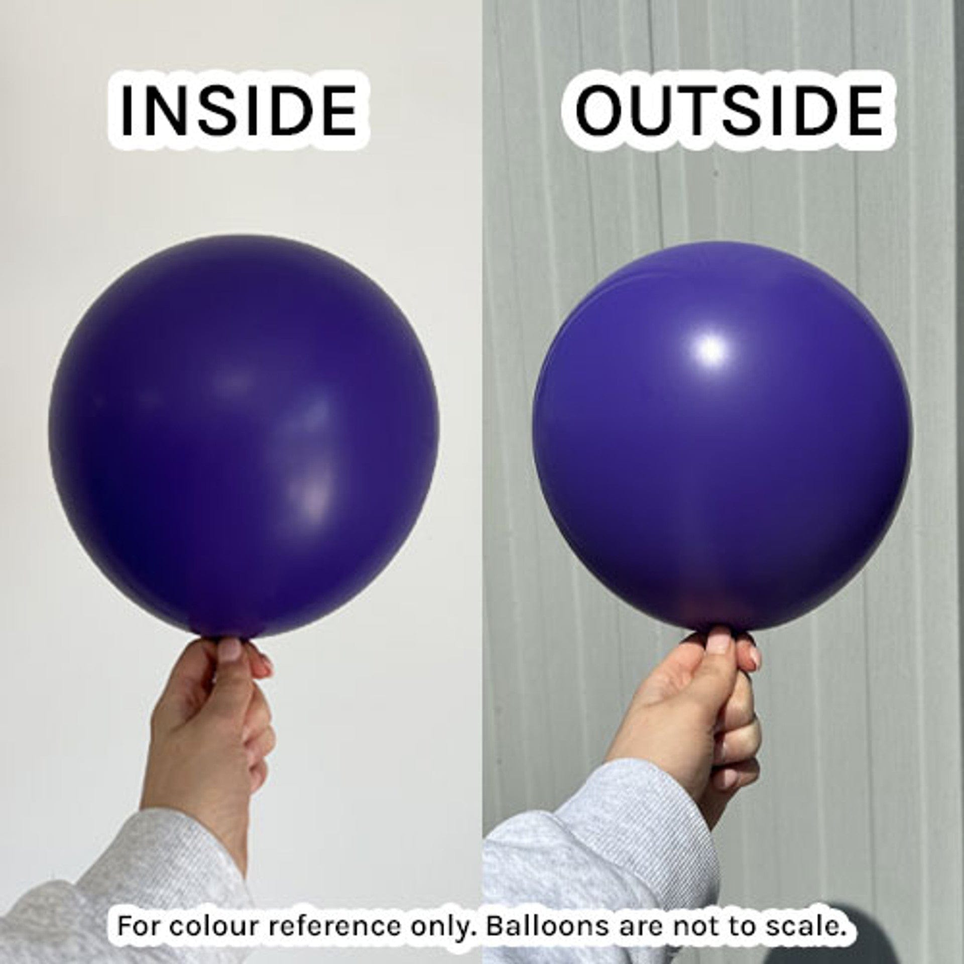 Balloons2Go Balloons 5 inch (100 Ct) Kalisan Standard Violet Balloons 5in Standard Violet Balloons - 100ct | Kalisan Mini Latex