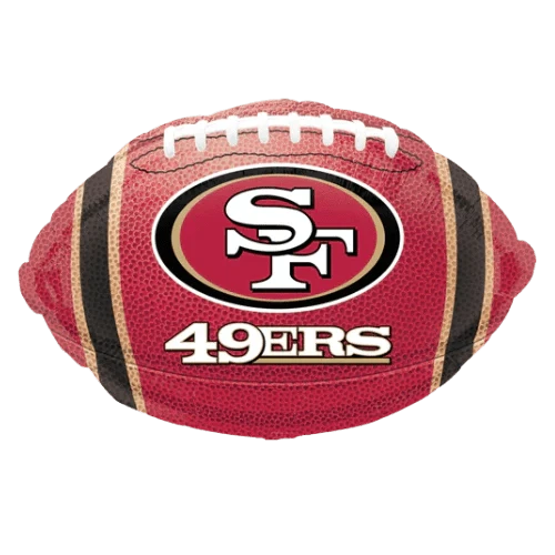 Anagram Balloons 17" Anagram San Francisco 49ers NFL Football Foil Balloon 17" Anagram San Francisco 49ers NFL Football Foil Balloon