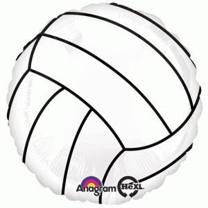 18" Championship Volleyball Foil Balloon