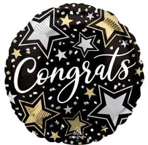 Anagram balloons Balloons 18" Congrats Stars Foil Balloon 18" Congrats Stars Foil Balloon