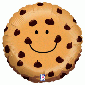  Balloons2Go 21" Chocolate Chip Cookie Foil Balloon - 21" Chocolate Chip Cookie Foil Balloon -