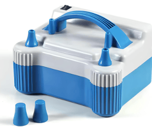 borosino accesories Electric 2-Nozzle Balloon Pump - Blue/Grey Electric 2-Nozzle Balloon Pump - Blue/Grey