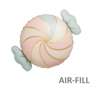 Decochamp Balloons 14" Candy swirl pastel foil balloon 2ct Air fill only 14" Candy swirl pastel foil balloon 2ct Air fill only