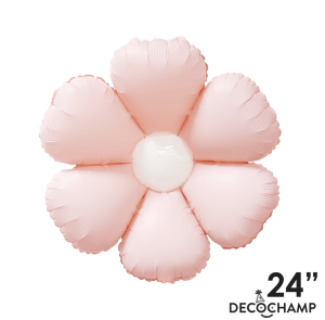 Decochamp Balloons 24" Medium Baby Pink Flower Air-Fill Shape Balloon - 2ct 24" Medium Baby Pink Flower Air-Fill Shape Balloon - 2ct