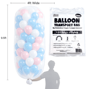 Silver Rainbow accesories Silver Rainbow White Giant Balloon Transport Bag - 1ct Silver Rainbow White Giant Balloon Transport Bag - 1ct
