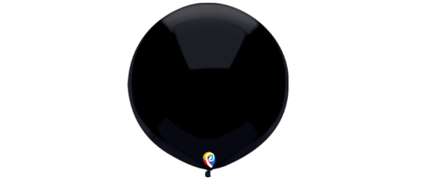 Pioneer Balloons 17" Black Latex Balloons 5ct Funsational 17" Black Latex Balloons 5ct Funsational