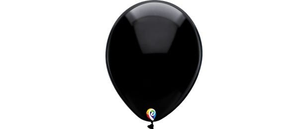 Pioneer Balloons 12" Black Latex Balloon 50ct Funsational 12" Black Latex Balloon 50ct Funsational