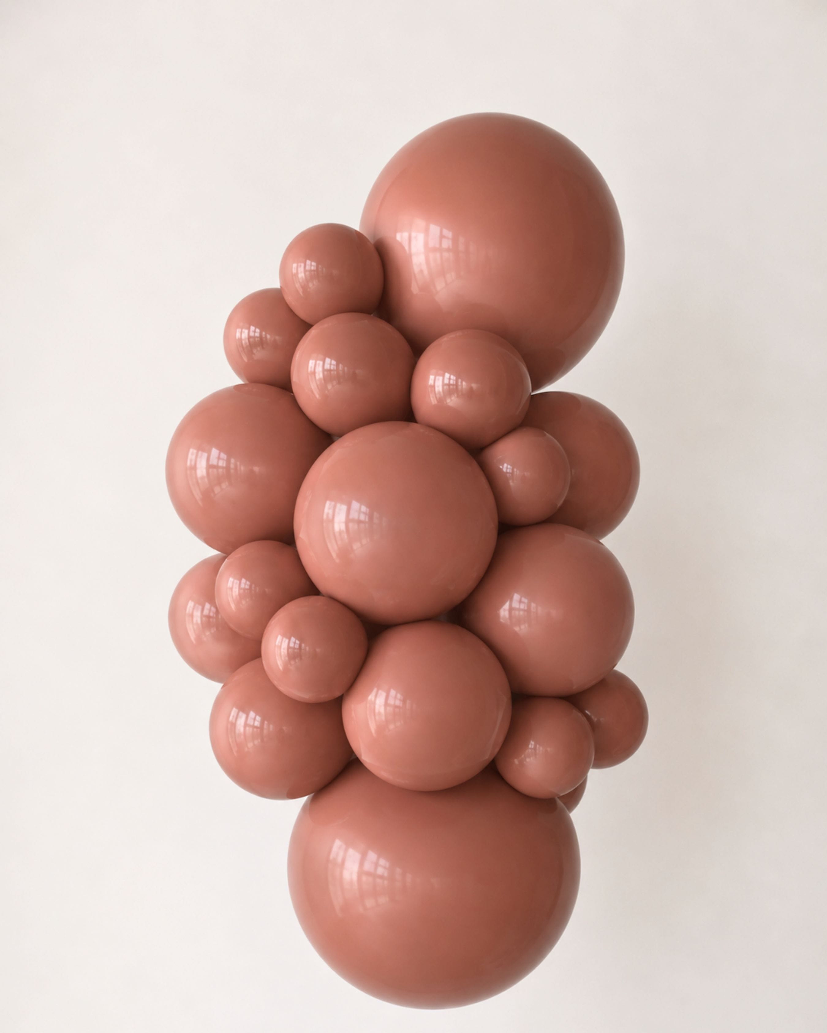 Balloons2Go Balloons 5 inch (100 Ct) / Clay Pink Kalisan Standard Colors All Sizes Kalisan Deluxe Latex Balloons | Vibrant Color Collection