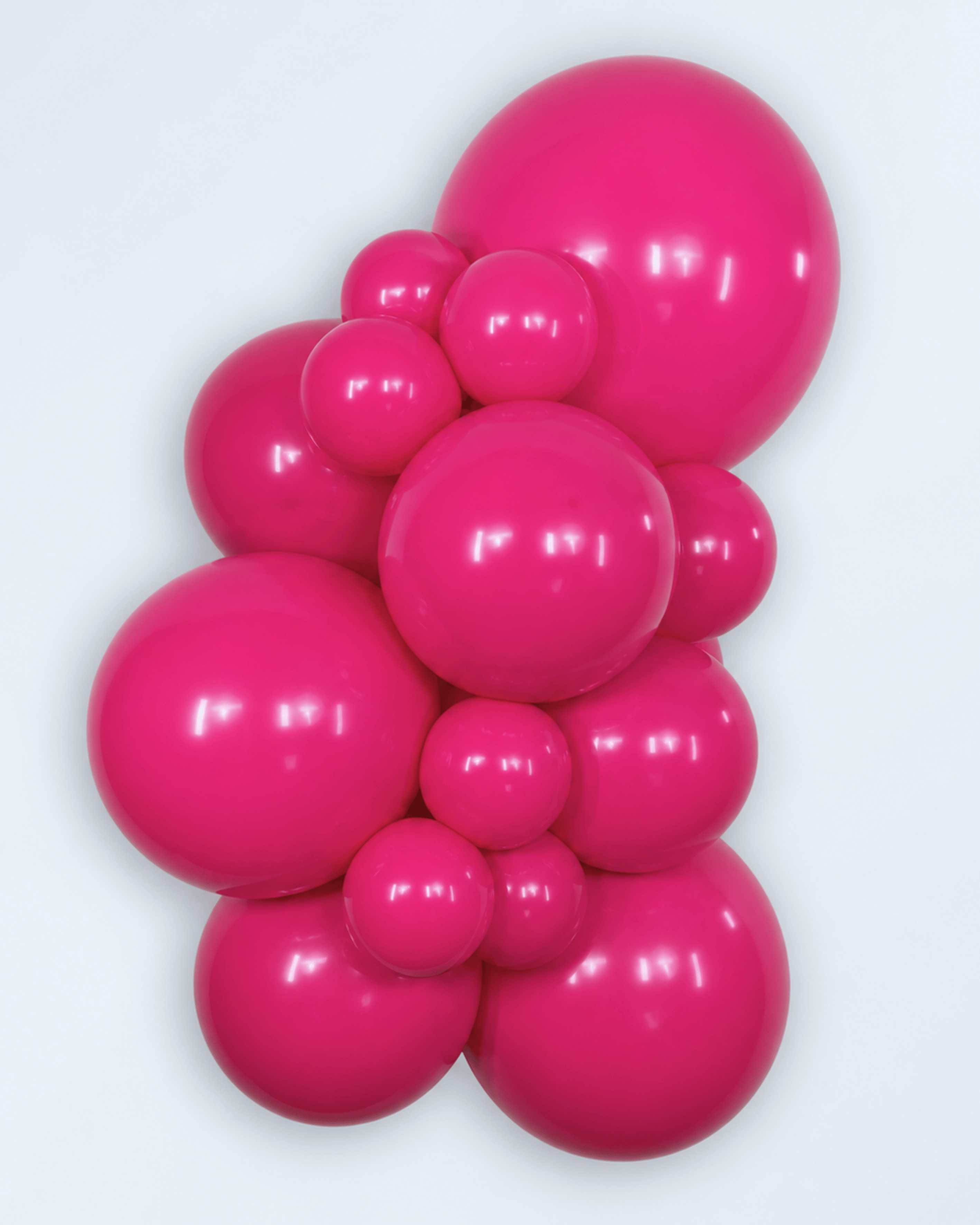 Balloons2Go Balloons 5 inch (100 Ct) / Fuschia Kalisan Standard Colors All Sizes Kalisan Deluxe Latex Balloons | Vibrant Color Collection