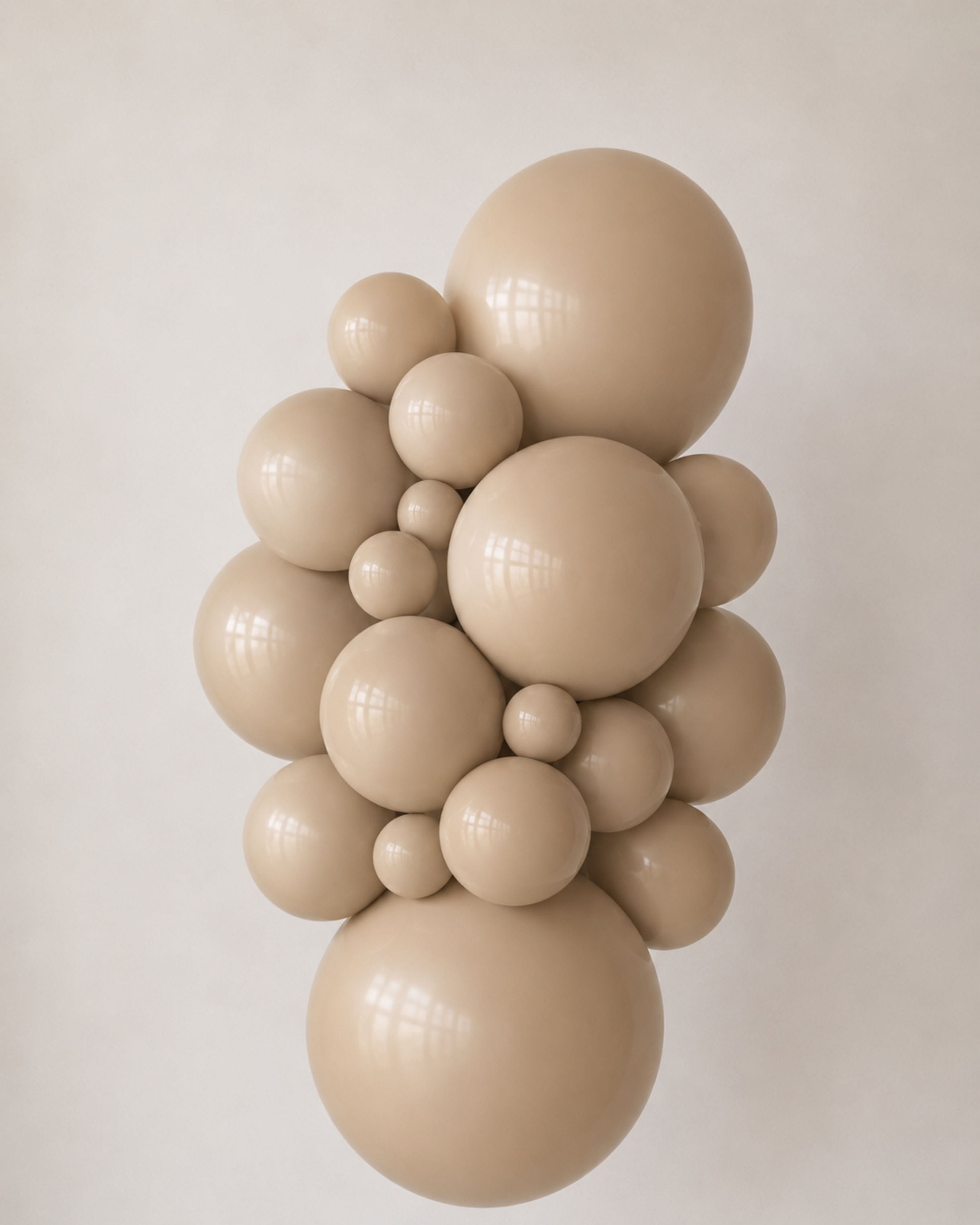 Balloons2Go Balloons 5 inch (100 Ct) / Hazelnut Kalisan Standard Colors All Sizes Kalisan Deluxe Latex Balloons | Vibrant Color Collection
