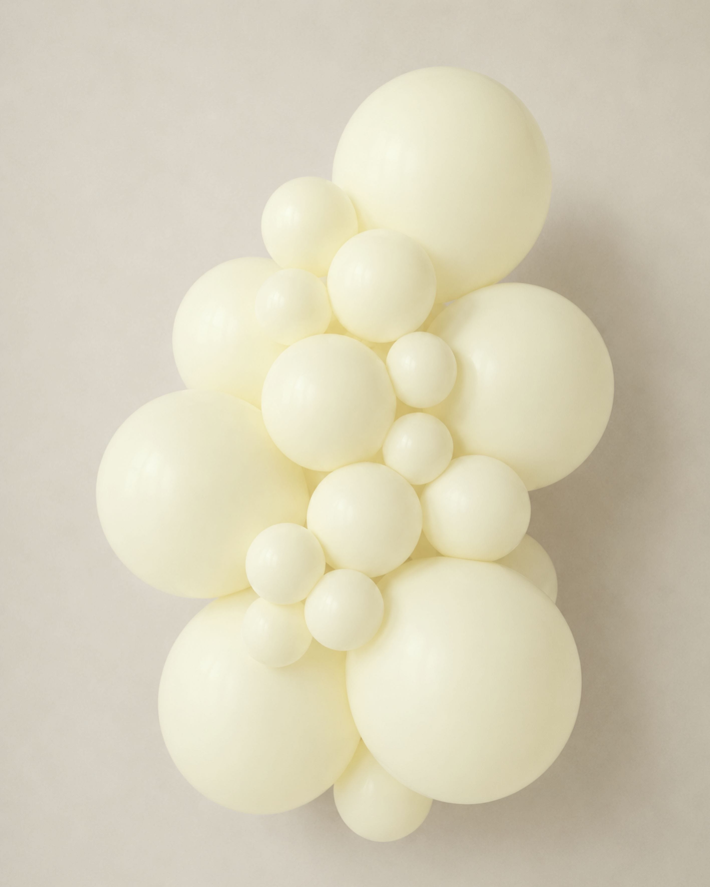 Kalisan Balloons Macaroon Pale Yellow / 5 inch (50 Ct) Kalisan Macaron Matte Color Balloons 12in Macaron Pale Yellow Latex Balloons | Soft Party Color