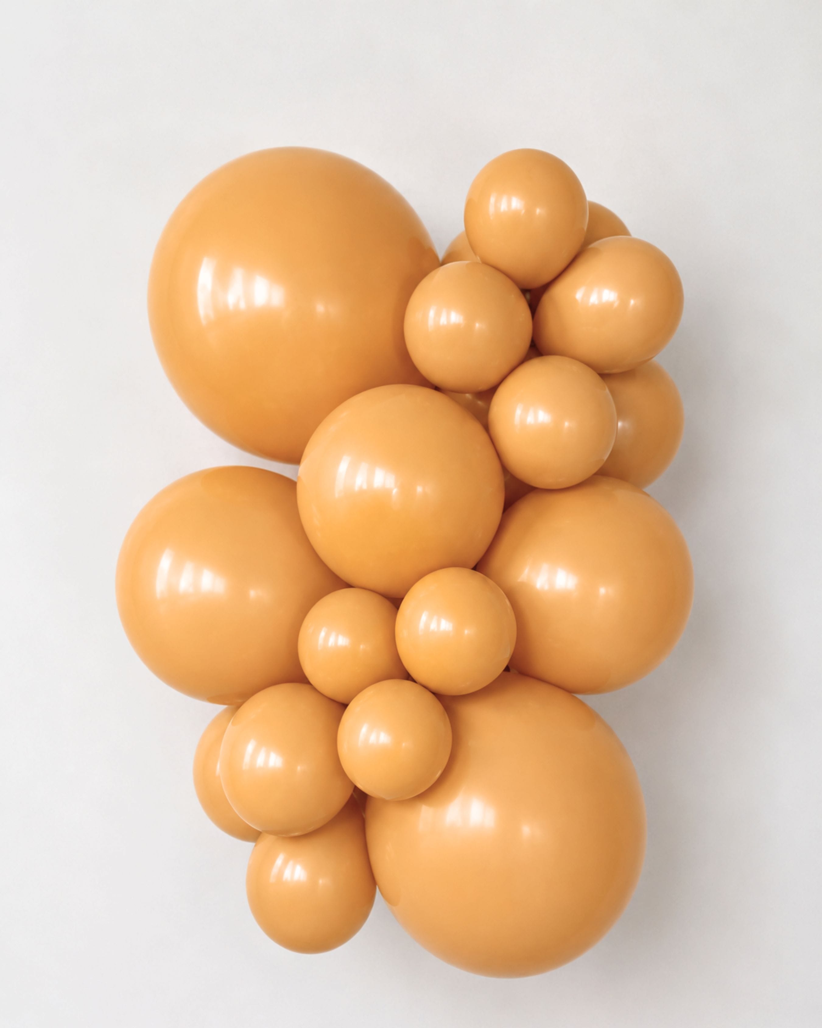 Balloons2Go Balloons 5 inch (100 Ct) / Peach Kalisan Standard Colors All Sizes Kalisan Deluxe Latex Balloons | Vibrant Color Collection