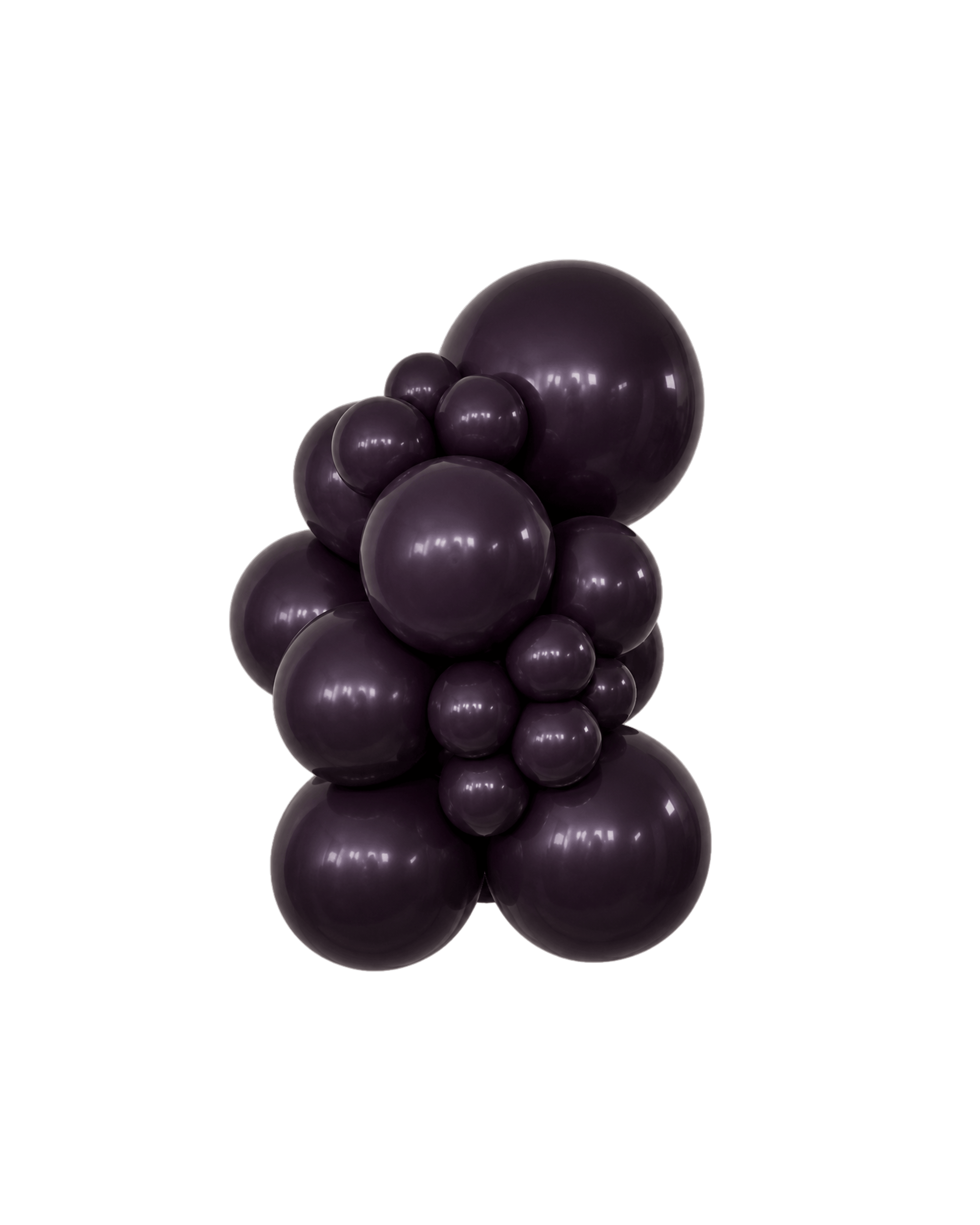 Balloons2Go Balloons 5 inch (100 Ct) / Standard Plum Kalisan Standard Colors All Sizes Kalisan Deluxe Latex Balloons | Vibrant Color Collection