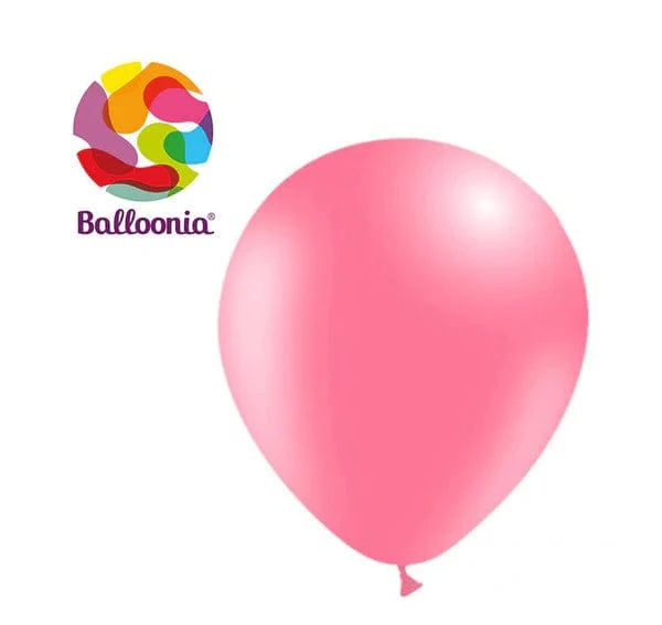 Balloonia 12" Latex Balloon Pink/Rose 100ct