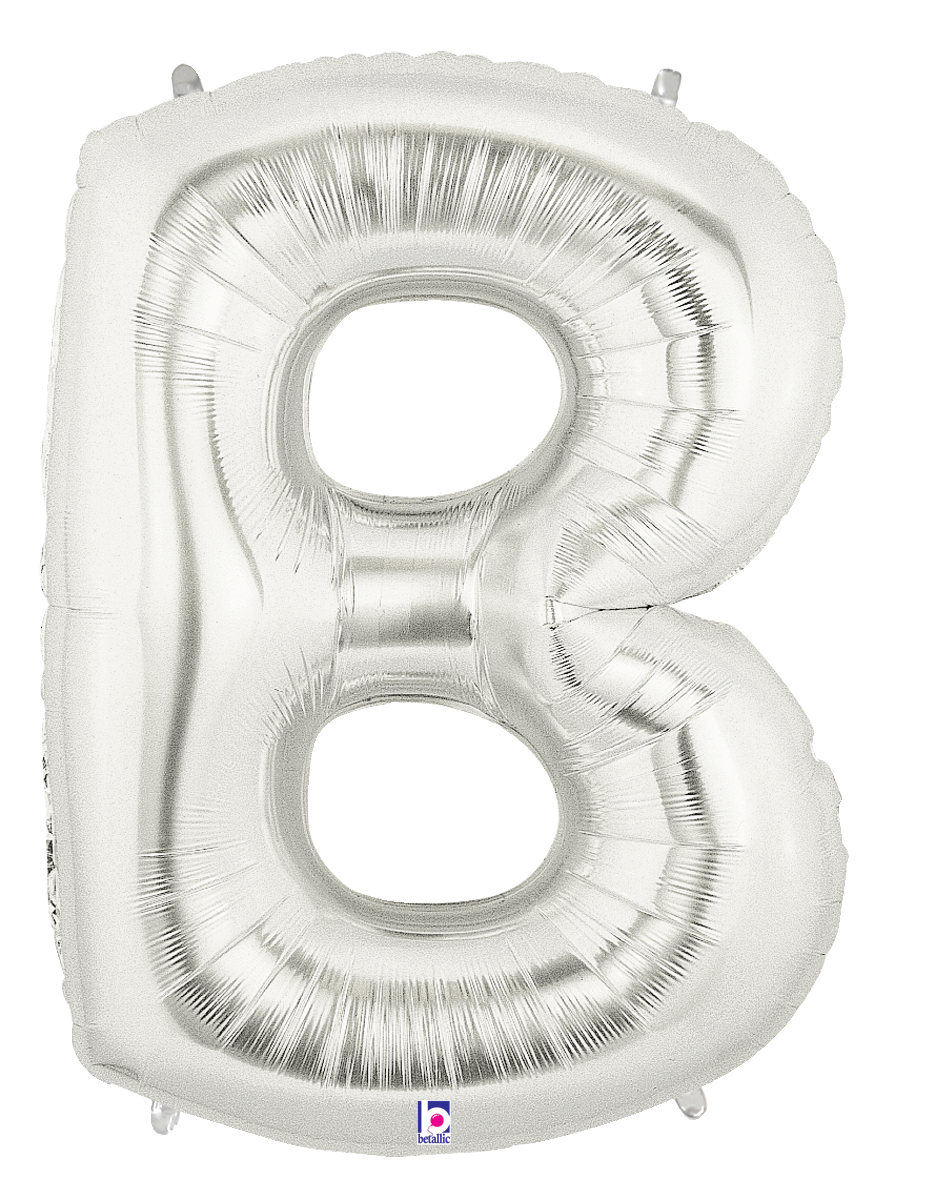 40 inch Silver Letter Foil Balloons