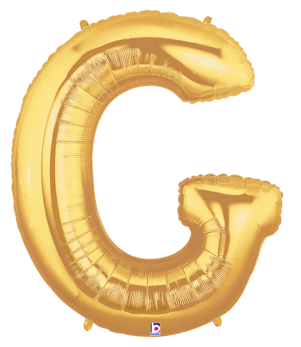 14 inch Foil Letters Gold